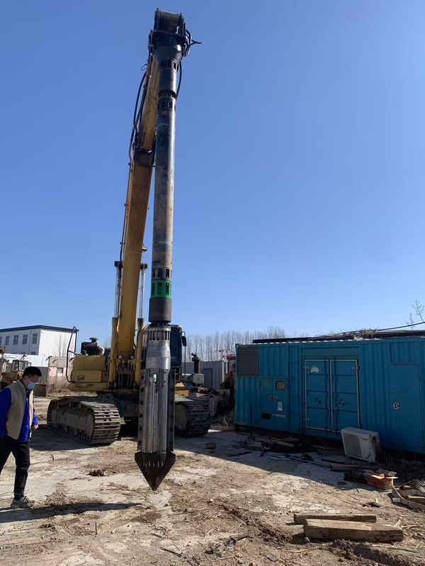 BVEM 2600 R/Min Скорость вращения Гидравлический виброфлот Строительство водовоздушного соединения для улучшения почвы