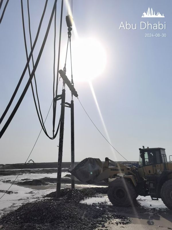 Vibro Compaction Piling для более высокой амплитуды вибрации 14-28 мм и типа электрической мощности