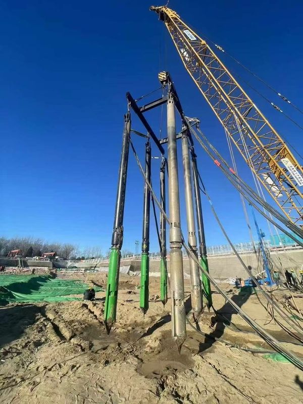 Vibro Compaction Piling для более высокой амплитуды вибрации 14-28 мм и типа электрической мощности