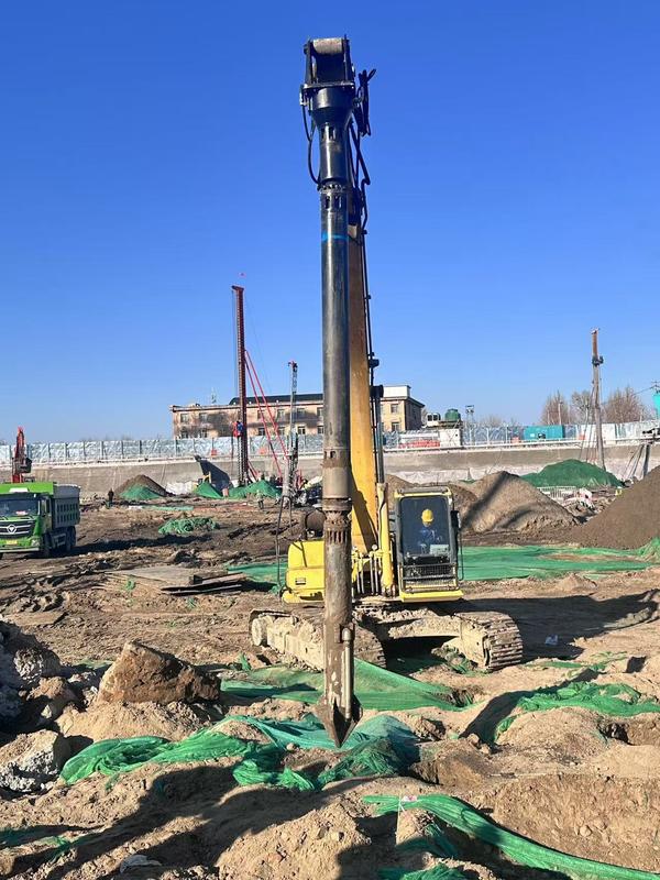 Hydraulic Vibroflot with 1700 Kg Weight 220 Kn Max. Centrifugal Force and 0-2600 r/min Max. Speed for Excavator Vibro Compaction